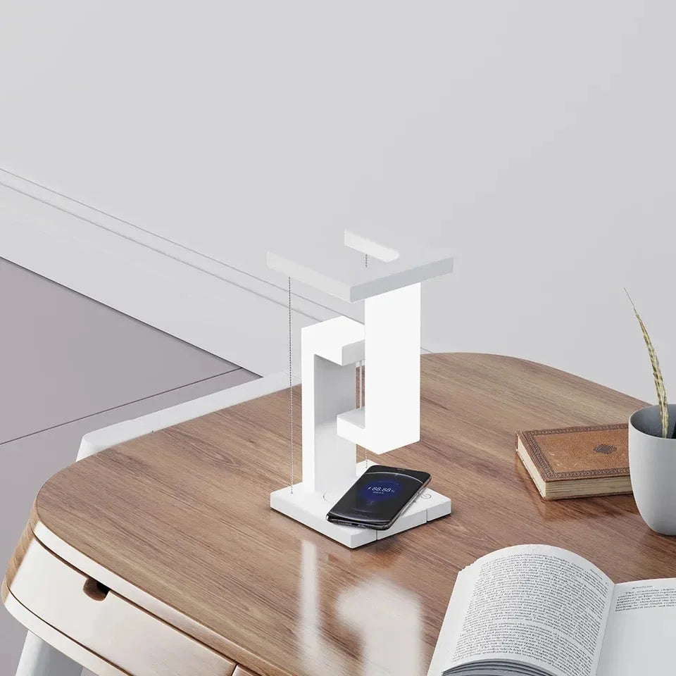 Creative Smartphone Wireless Charging Suspension Table Lamp Balance Lamp Floating For Home Bedroom - Bellarte Enchanté Creative Smartphone Wireless Charging Suspension Table Lamp Balance Lamp Floating For Home Bedroom